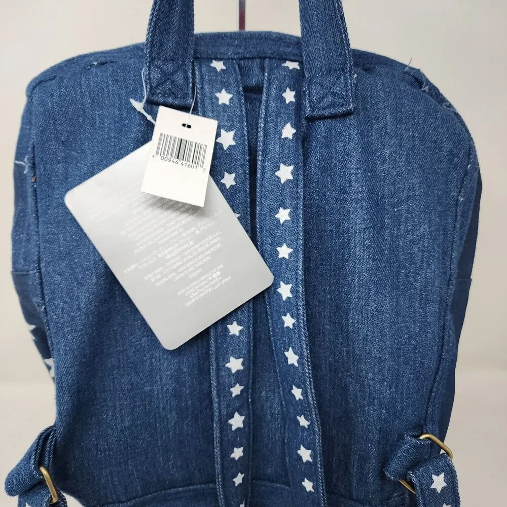 Disney Marvel America Chavez Denim Mini Backpack Multiverse Of Madness Pride Zip